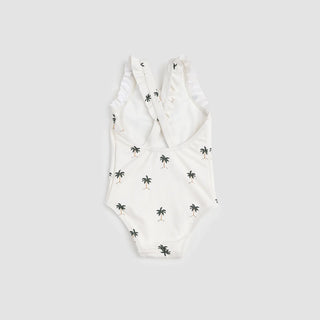 Miles the Label Palm Trees Ruffle One Piece