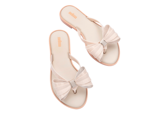 Melissa Flip Flop Slim V AD - Beige / Beige