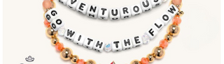 Go With the Flow Little Words Project Bracelet - Disney Princess: Moana
Set of beaded bracelets with 'Moana' branding on a white background