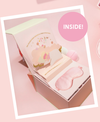 Musee Visions Of Sugarplum Bath Balm, Pillowcase & Eye Mask Set