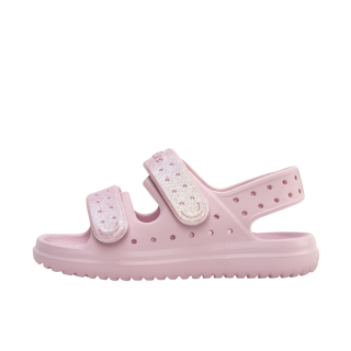 Native Chase Bio-Bling™ Barely Pink Bling sandal with pink straps and sparkling embellishments, showcasing a stylish casual footwear design.
