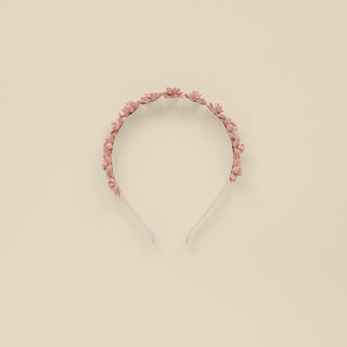 Noralee Floral Headband in Dusty Rose