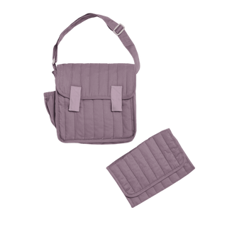 Ollie Ella, Ollie Ella Carrie Convertible Changing Set - Lavender - Basically Bows & Bowties