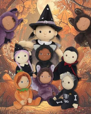 Olli Ella, Olli Ella Dinky Dinkum Doll - Jack O'Lantern - Orange - Basically Bows & Bowties