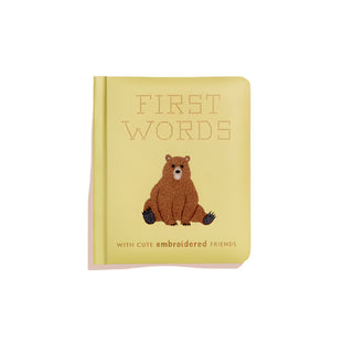 First Words with Cute Embroidered Friends