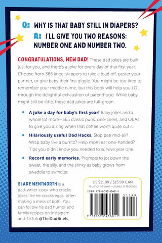 New Dad, Same Bad Jokes: A Dad Joke a Day for That First Sleepless Year Paperback