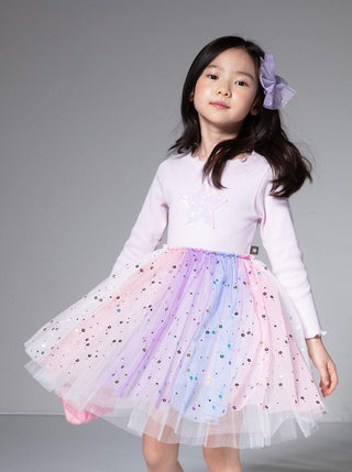 Petite Hailey Multi Cut Tutu Dress - Purple, Petite Hailey, Birthday Girl, Birthday Girl Outfit, cf-size-10, cf-size-12-months, cf-size-18-months, cf-size-2, cf-size-3, cf-size-4, cf-size-5, 