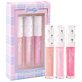 Petite 'n Pretty Snow-Getter Mini 10K Shine Lip Gloss Trio