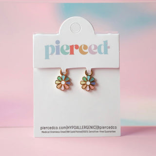 Pierced Girly Things Charms Rainbow Daisy