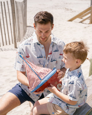 Blue Rooster Boys Jack Shirt - Nautical Adventure
