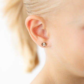 Pip Pop Post Earrings - Dog