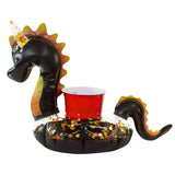 PoolCandy, PoolCandy Inflatable Pool Tube with Mini Drink Float -  Black Dragon - Basically Bows & Bowties