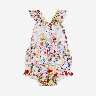 Posh Peanut Barbara Ruffled Strap Bubble Romper, Posh Peanut, Barbara, Posh Peanut, Posh Peanut Ruffled Strap Bubble Romper, Ruffled Strap Bubble Romper, Romper - Basically Bows & Bowties