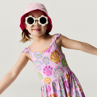 Posh Peanut Catalina Ruffled Picot Twirl Dress
