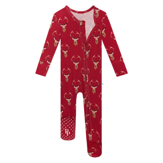 Posh Peanut Dash Footie with Zipper, Posh Peanut, All Things Holiday, cf-size-0-3-months, cf-size-3-6-months, cf-size-6-9-months, cf-size-newborn, cf-type-footie, cf-vendor-posh-peanut, Chris