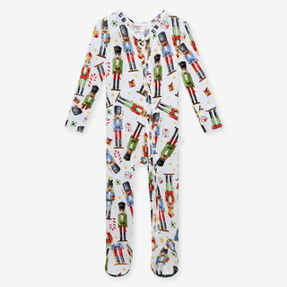 Posh Peanut Nutcracker Footie with Zipper, Posh Peanut, cf-size-0-3-months, cf-size-12-18-months, cf-size-3-6-months, cf-size-9-12-months, cf-size-newborn, cf-type-footie, cf-vendor-posh-pean