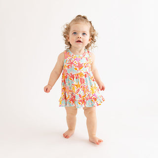 Posh Peanut Sandy Racerback Twirl Bodysuit Dress, Posh Peanut, Posh Peanut, Posh Peanut Racerback Twirl Bodysuit Dress, PPSS23, Racerback Twirl Bodysuit Dress, Sandy, Dress - Basically Bows &