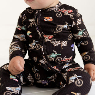 Posh Peanut Supermini Footie with Zipper, Posh Peanut, cf-size-newborn, cf-type-footie, cf-vendor-posh-peanut, Posh Peanut, Posh Peanut Footie, Posh Peanut Footie with Zipper, PP Fall 2023, S