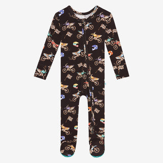 Posh Peanut Supermini Footie with Zipper, Posh Peanut, cf-size-newborn, cf-type-footie, cf-vendor-posh-peanut, Posh Peanut, Posh Peanut Footie, Posh Peanut Footie with Zipper, PP Fall 2023, S