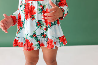 Posh Peanut Winter Lily L/S Ruffled Bodysuit Dress, Posh Peanut, All Things Holiday, cf-size-0-3-months, cf-type-twirl-skirt-bodysuit, cf-vendor-posh-peanut, Christmas, L/S Ruffled Bodysuit D