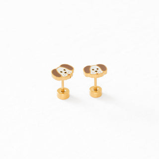 Pip Pop Post Earrings - Dog