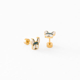 Pip Pop Post Earrings - Frenchie