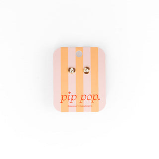 Pip Pop Post Earrings - Dog