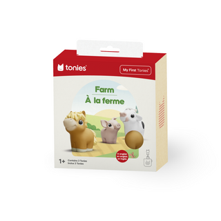 VITTSJÖ
Tonies 'My First Tonie' packaging with farm-themed design on a white background