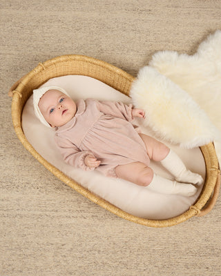 Quincy Mae Peter Pan Romper - Blush