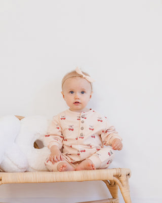 Quincy Mae Relaxed Fleece Jumpsuit - Mon Amour