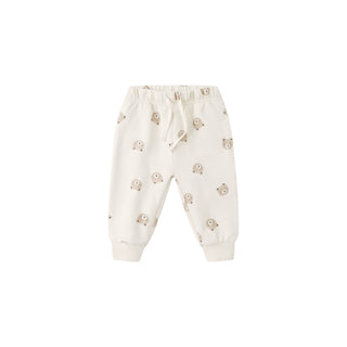 Quincy Mae Relaxed Sweatshirt & Relaxed Sweatpant Set - Brown Bear