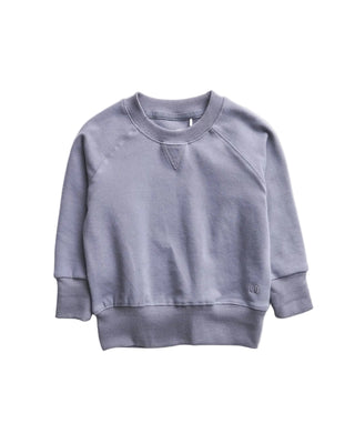 Little Bipsy Raglan Crewneck - Smoke