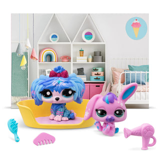 Schylling, Littlest Pet Shop Petfluencers Play Set - Basically Bows & Bowties