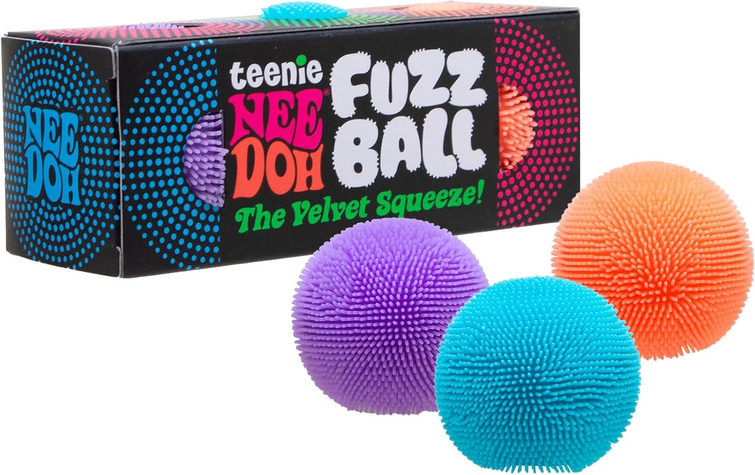 【超希少品】FUZZBALL 新品 NeeDoh Teenie Fuzzball 3 Pack (Assorted Colors) – Basically Bows