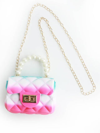 Sparkle Sisters Hot Pink / Teal Tie Dye Jelly Purse, Sparkle Sisters, cf-type-handbags, cf-vendor-sparkle-sisters, Handbag, Hot Pink Teal, Hot Pink Tie Dye Jelly Purse, Jelly Bag, Purse, Spar