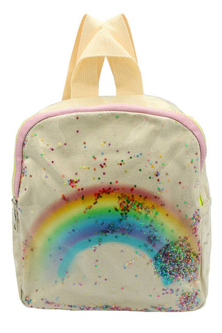 Sparkle Sisters Rainbow Mini Backpack - White, Sparkle Sisters, Mini Backpack, Rainbow, Rainbow Mini Backpack, Rainbows, Sparkle Sisters by Couture Clips, Sparkle Sisters Mini Backpack, Spark