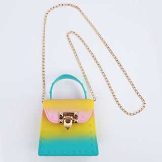 Sparkle Sisters Tie Dye Jelly Studded Purse - Turquoise, Sparkle Sisters, cf-type-handbags, cf-vendor-sparkle-sisters, Handbag, Jelly Bag, Purse, Sparkle Sisters by Couture Clips, Sparkle Sis