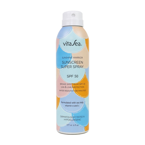 Noodle & Boo, VitaSea Sunshine Warrior Sunscreen Super Spray SPF 50 - Basically Bows & Bowties