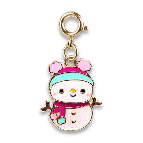Charm It! Gold Swivel Snowman Charm, Charm It!, All Things Holiday, cf-type-charms-&-pendants, cf-vendor-charm-it, Charm Bracelet, Charm It Charms, Charm It!, Charms, Christmas Charm, High In