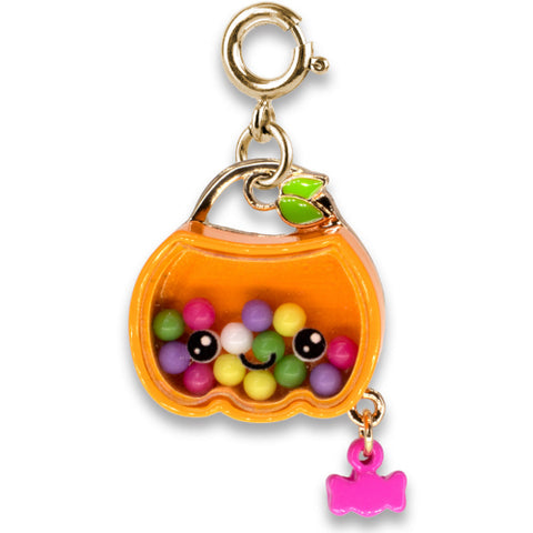 Charm It! Gold Trick-or-Treat Pumpkin Shaker Charm, Charm It!, Boo Basket, cf-type-charms-&-pendants, cf-vendor-charm-it, Charm Bracelet, Charm It Charms, Charm It!, Charms, Halloween, High I