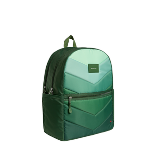 State Bags Kane Double Pocket Large Backpack - Olive Chevron