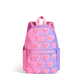 State Bags Kane Mini Backpack -  Ombre Fuzzy Hearts