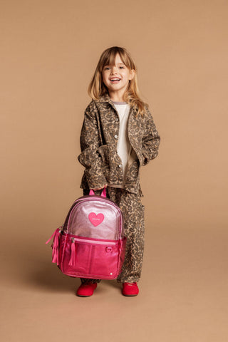 State Bags Kane Mini Backpack - Pink / Hot Pink Colorblock