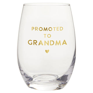 Stephan Baby Wine Glass - Promoted To Grandma