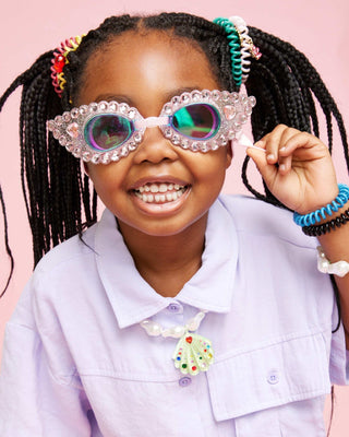 Super Smalls Pink Splash Goggles, Super Smalls, cf-type-goggles, cf-vendor-super-smalls, Goggle, Goggles, Goggles for Girls, Rhinestone Goggles, Super Smalls, Swim Goggles, Goggles - Basicall