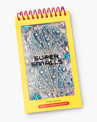 Super Smalls Under the Sea Gemify™ Sticker Booklet Super Smalls gemmy sticker booklet with 'Under the Sea' design on a white background