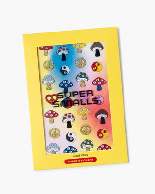 Super Smalls Single Super Sticker Set - Good Vibes, Super Smalls, cf-type-stickers, cf-vendor-super-smalls, Good Vibes, journal stickers, Sticker Set, stickers, Stickers - Basically Bows & Bo