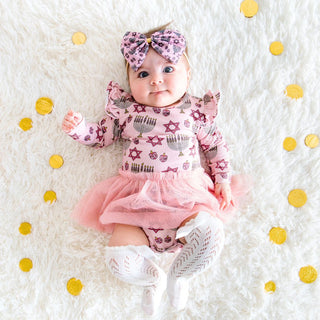 Sweet Wink Hanukkah Long Sleeve Tutu Bodysuit
