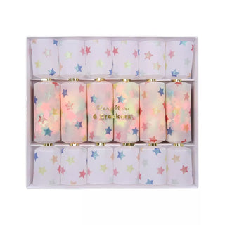 Meri Meri Multicolor Star Confetti Small Crackers (Set of 6), Meri Meri, cf-type-toys, cf-vendor-meri-meri, Easter Basket, Easter Basket Ideas, Meri Meri, Star, Star Confetti, Stars, Surprise