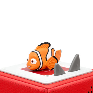 Tonies Character - Disney: Finding NemoToy fish on a red toy boat with shark fin on a white background